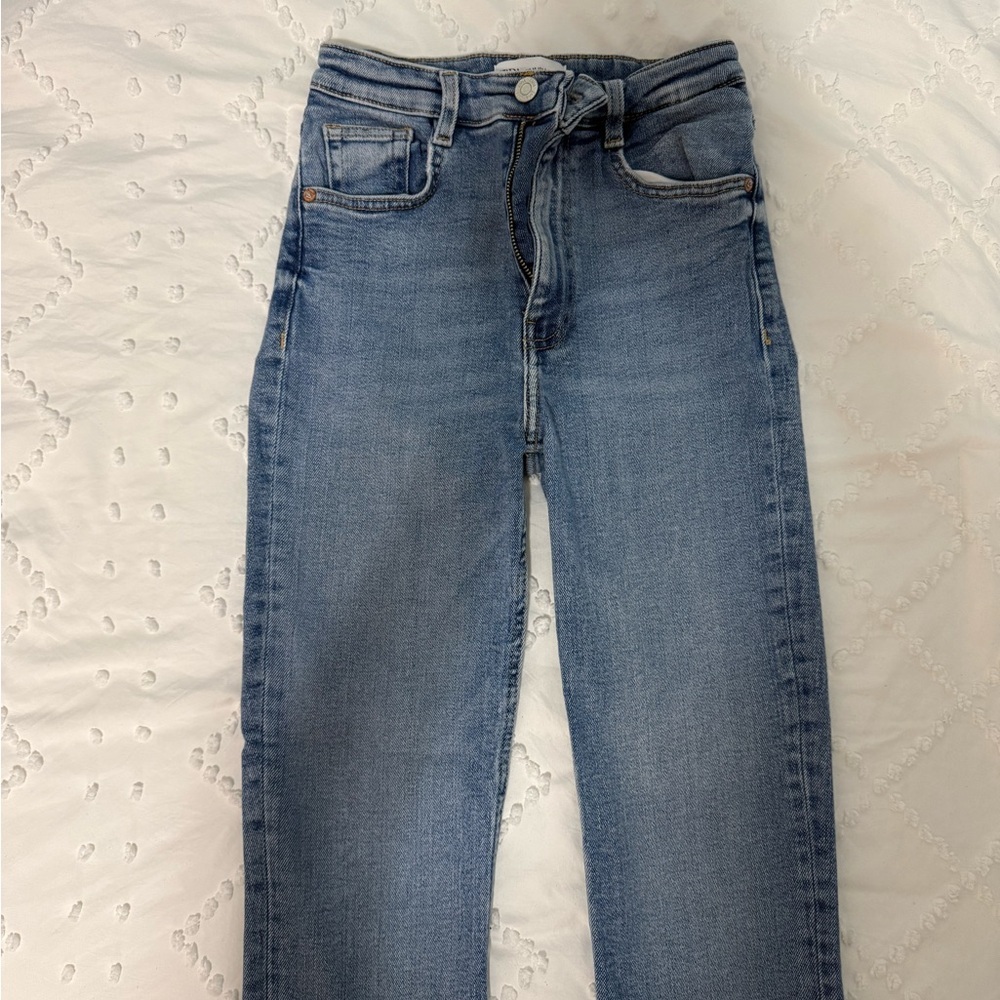 Zara Light Blue Skinny Leg Jeans